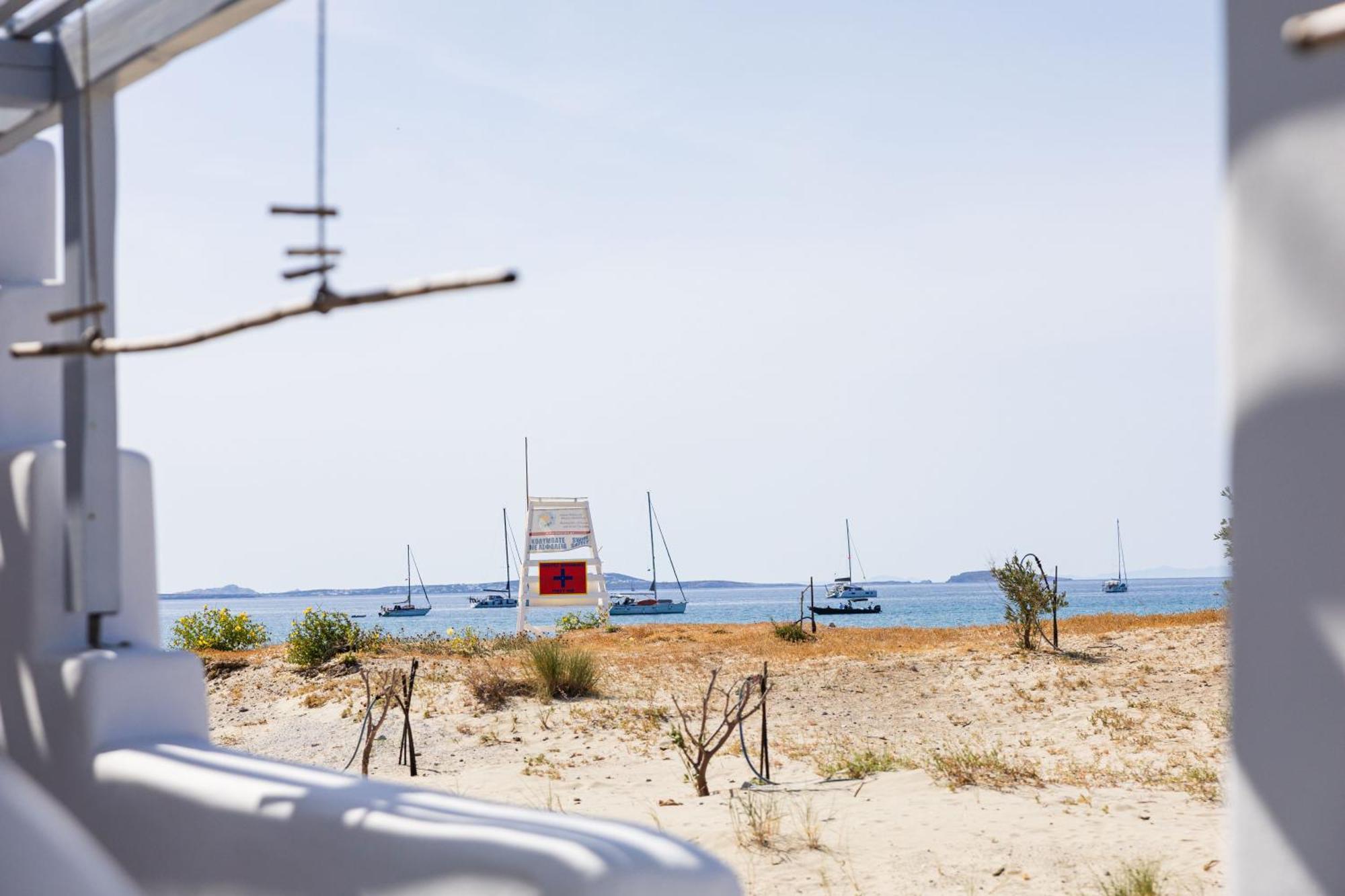 Flisvos Beach Studios Naxos City المظهر الخارجي الصورة